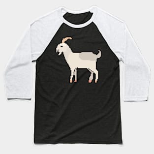 Pixel Palette Goat Baseball T-Shirt